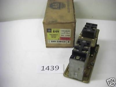 Allen-Bradley Pneumatic Timing Relay 849-ZOD321B
