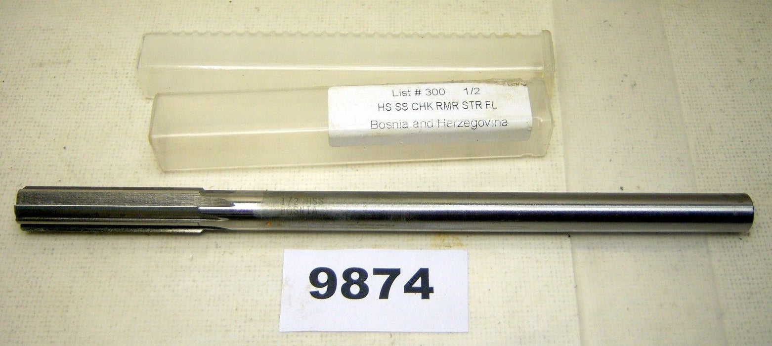 Atlas Copco ? # 300 HS SS CHK Reamer 1/2" STR FL