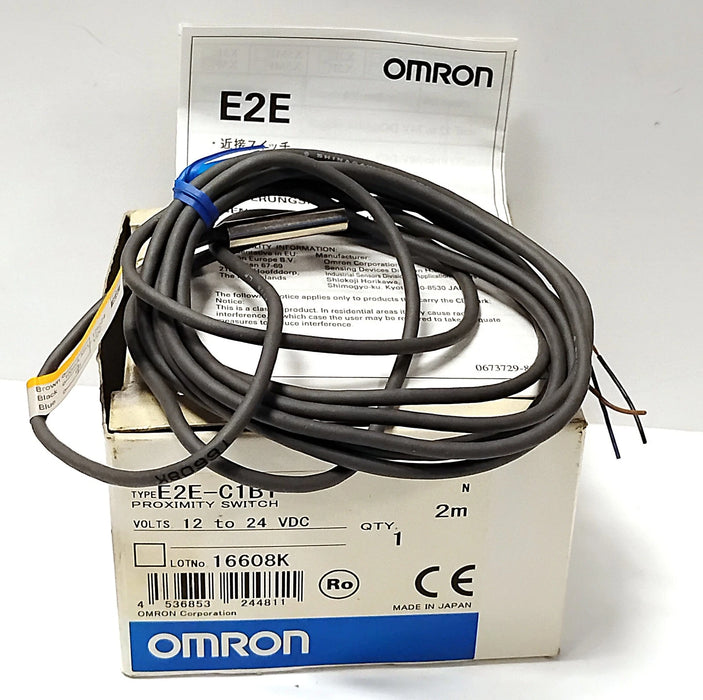 Omron E2E-C1B1-2M 12-24 V DC Inductive Proximity Sensor