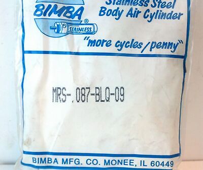 Bimba MRS-.087-BLQ-09 3-Wire 24 V 500mA LED MRS Magnetic Reed Switch