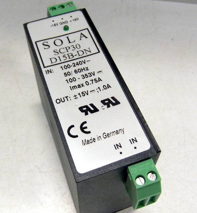 Sola Electric SCP30D15B-DN Power Supply