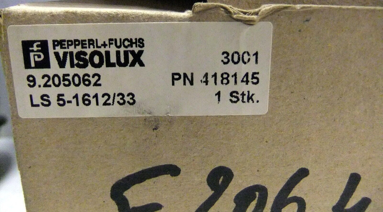 Pepperl Visolux LS-5-1612/33 Photoelectric Thru Beam Sensor