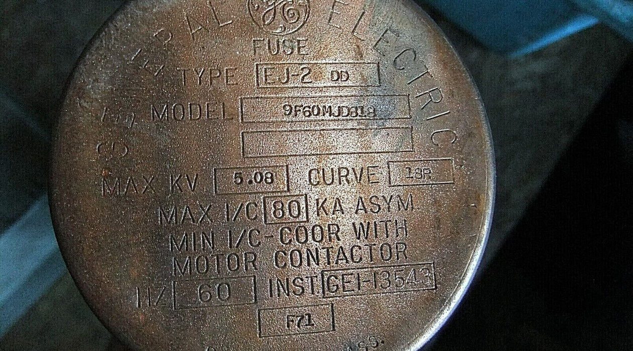 GE 9F60MJD818 Fuse