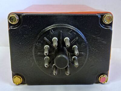NCC T1F-60-441S 120/240 VAC 10 A Solid State Time-Delay Relay w/ .6-60 Sec Range