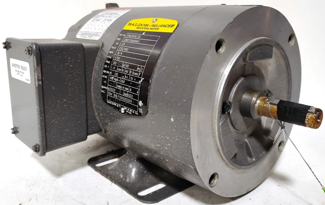 Baldor CNM3454/35 230/460 V 1750 RPM 1/4 HP 56C TENV Motor