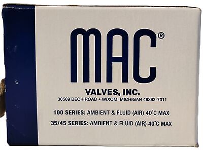 MAC Valves 1111A-111 1/8" NPT 20-150 PSI Solenoid Valve