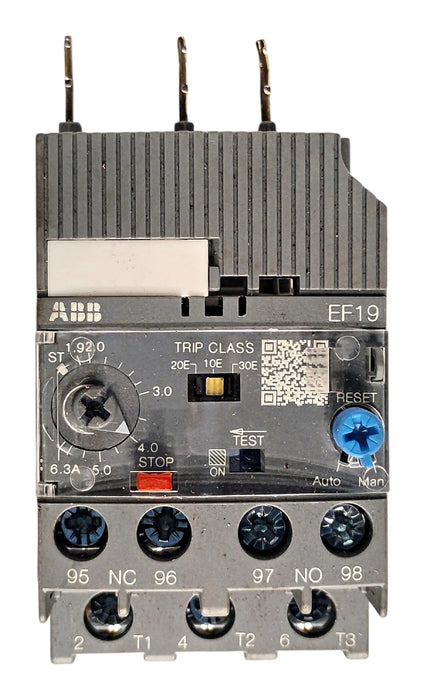 ABB EF19-6.3 690 V 1.9-6.3 A Electronic Overload Relay