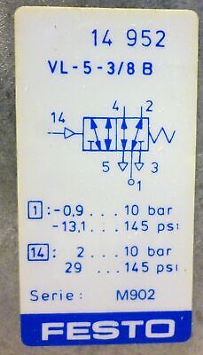 Festo VL-5-3/8-B Pneumatic Valve