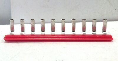 Phoenix Contact EB 10 DIK RD Insertion Bridge 10 Positions - Lot of 2