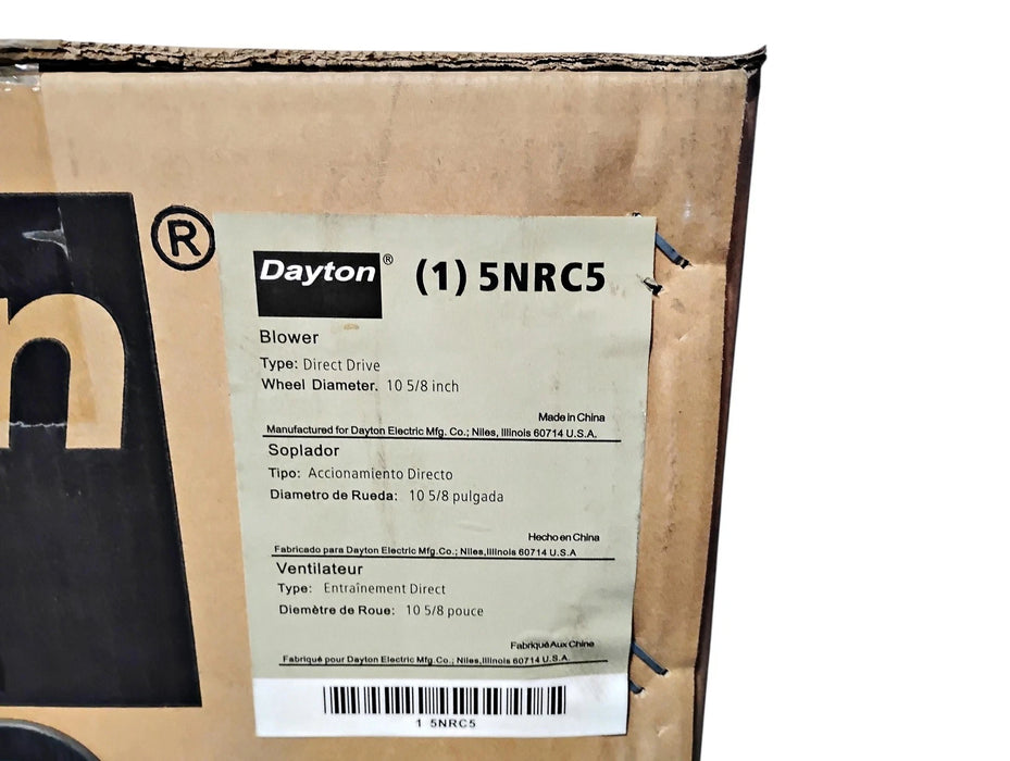 Dayton 5NRC5 10-5/8 inch Direct Drive Blower
