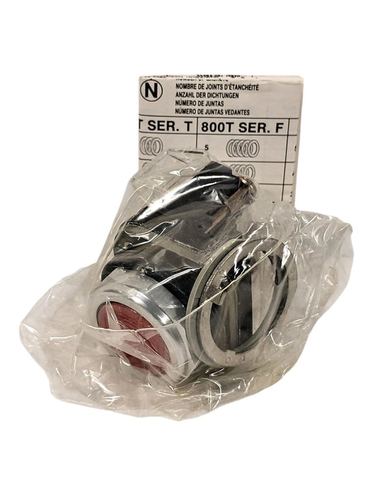 Allen-Bradley 800T-A6D1 600 V AC/DC 10 A Red Flush Head Momentary Pushbutton