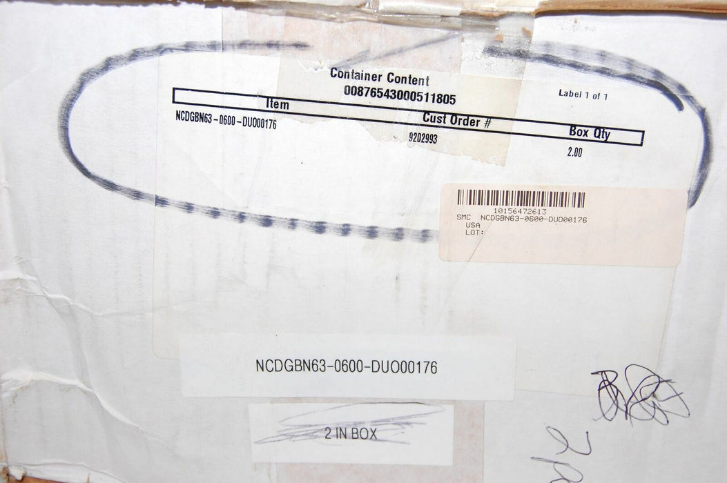 SMC Cylinder NCGBN63-0600-DUO00176