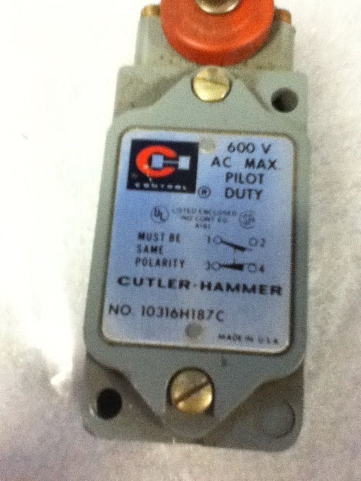 Cutler-[hammer Limit Switch 10316H187C - NO BOX