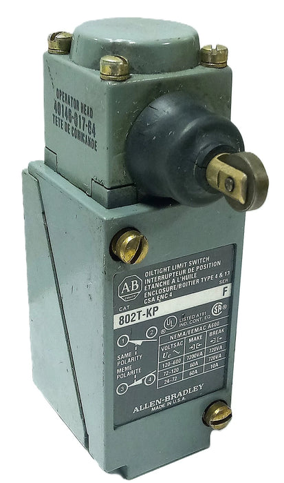 Allen-Bradley 802T-KP 600 V AC 10 A Oiltight Limit Switch
