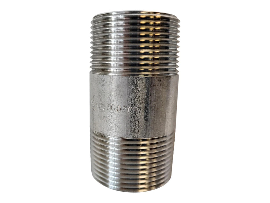 Merit Brass 6020-300 1-1/4" x 3" L 316 SS Pipe Nipple