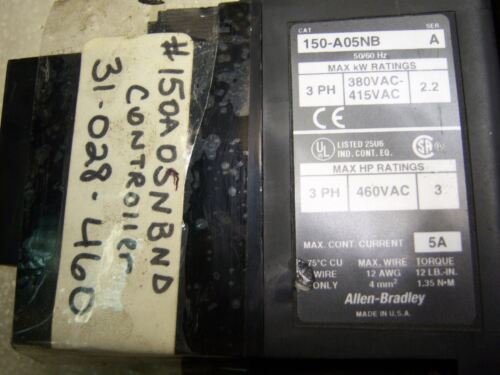Allen-Bradley 150-A05NBND Motor Controller Soft Start