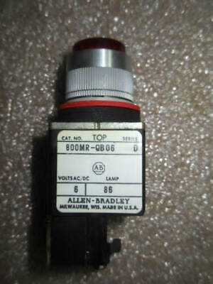Allen-Bradley 800MR-QB06 Red Push Button Pilot Light