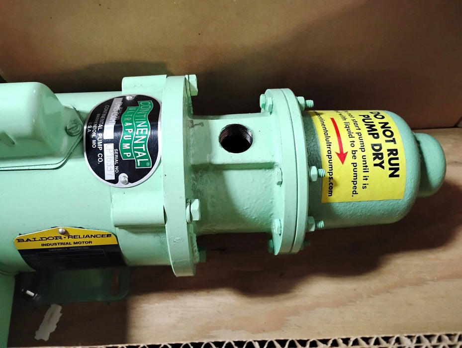 Continental Pump CPM15-CSQMT 115/230 V 1/2 HP Cast Iron Progressive Cavity Pump