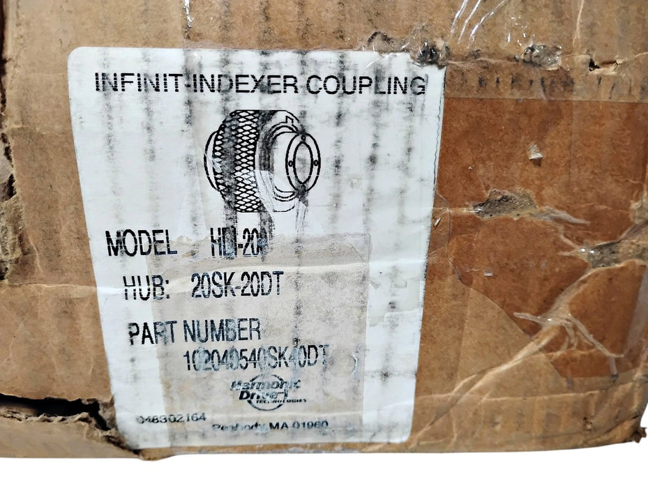 Harmonic Drive HDI-200 20SK-20DT 2-1/2" Bore INFINIT-INDEXER Coupling