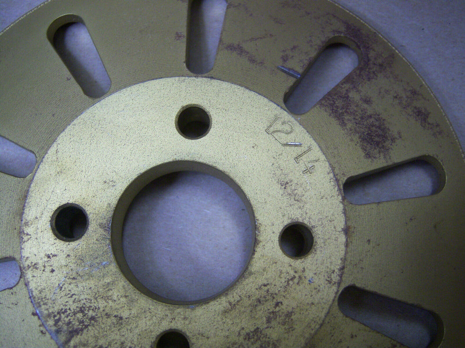 Orbital Saw 6" Golden Grinding Wheel TIN coated 212006