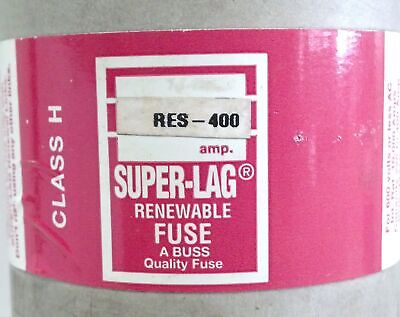 Bussmann RES-400 Super-Lag Renewable Fuse 400 A 600 V AC