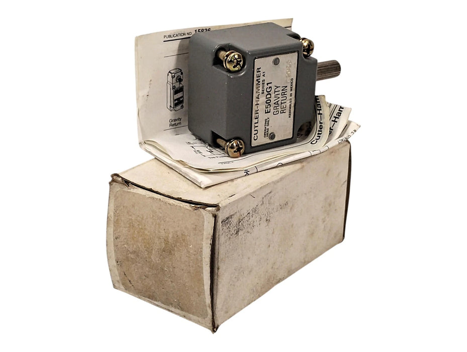 Cutler-Hammer E50DG1 Gravity Return Rotary Gear Limit Switch Actuator