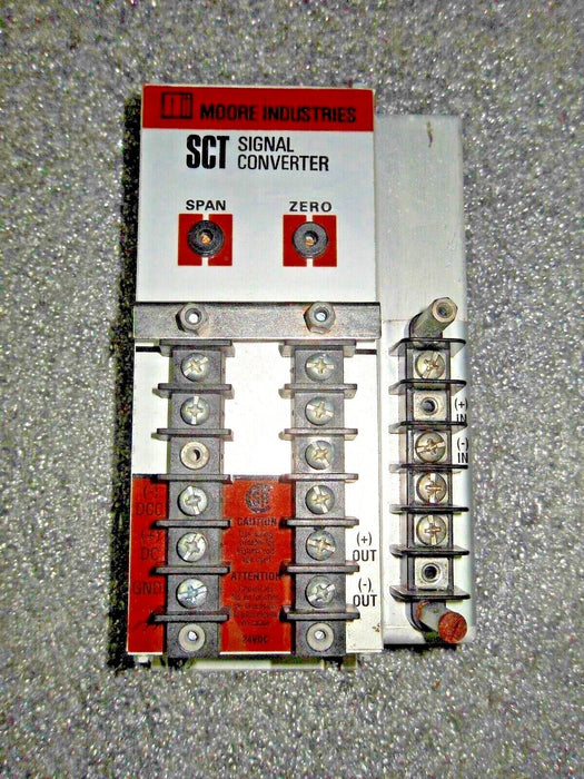 Moore Industries SCT/0-500V/4-20MA/24DC Signal Converter