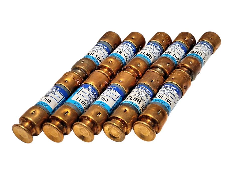 Littelfuse FLNR-10 250 V AC 10 A Class RK5 Current-Limiting Time-Delay Fuses