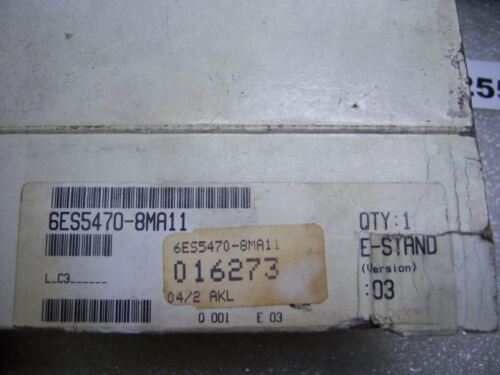 Siemens 6ES5-470-8MA11 Output Module 2PT Analog