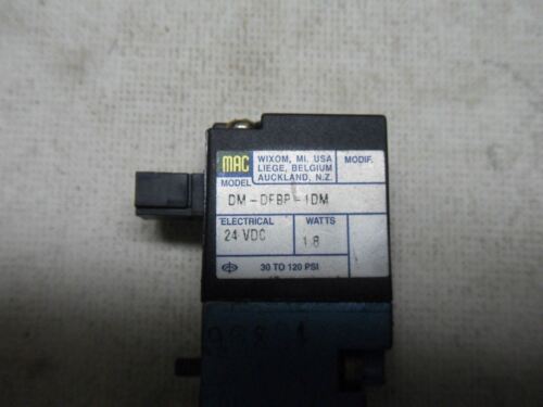 1 MAC ValvesS DM-DFBP-1DM SOLENOID VALVE