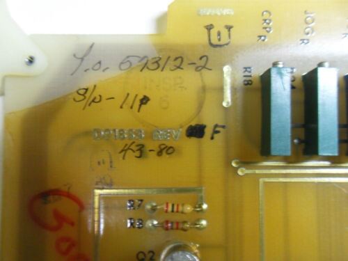 Unimation Inc D918S3 Rev F PC Board