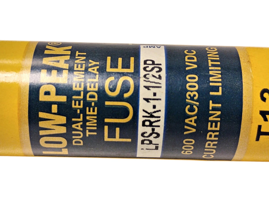 Bussmann LPS-RK-1-1/2SP 600VAC/300VDC 1.5 A Current-Limiting Time-Delay Fuse