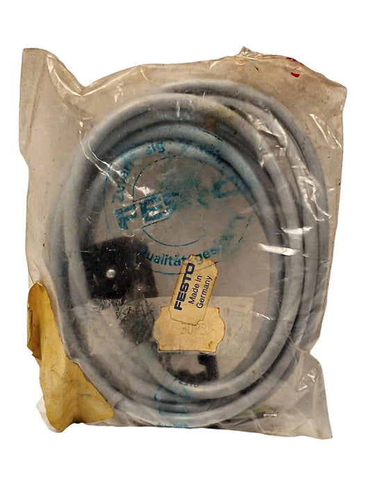 Festo KMF-1-24DC-2.5-LED 30935 Plug Socket with 2.5 m Cable and LED Indicator