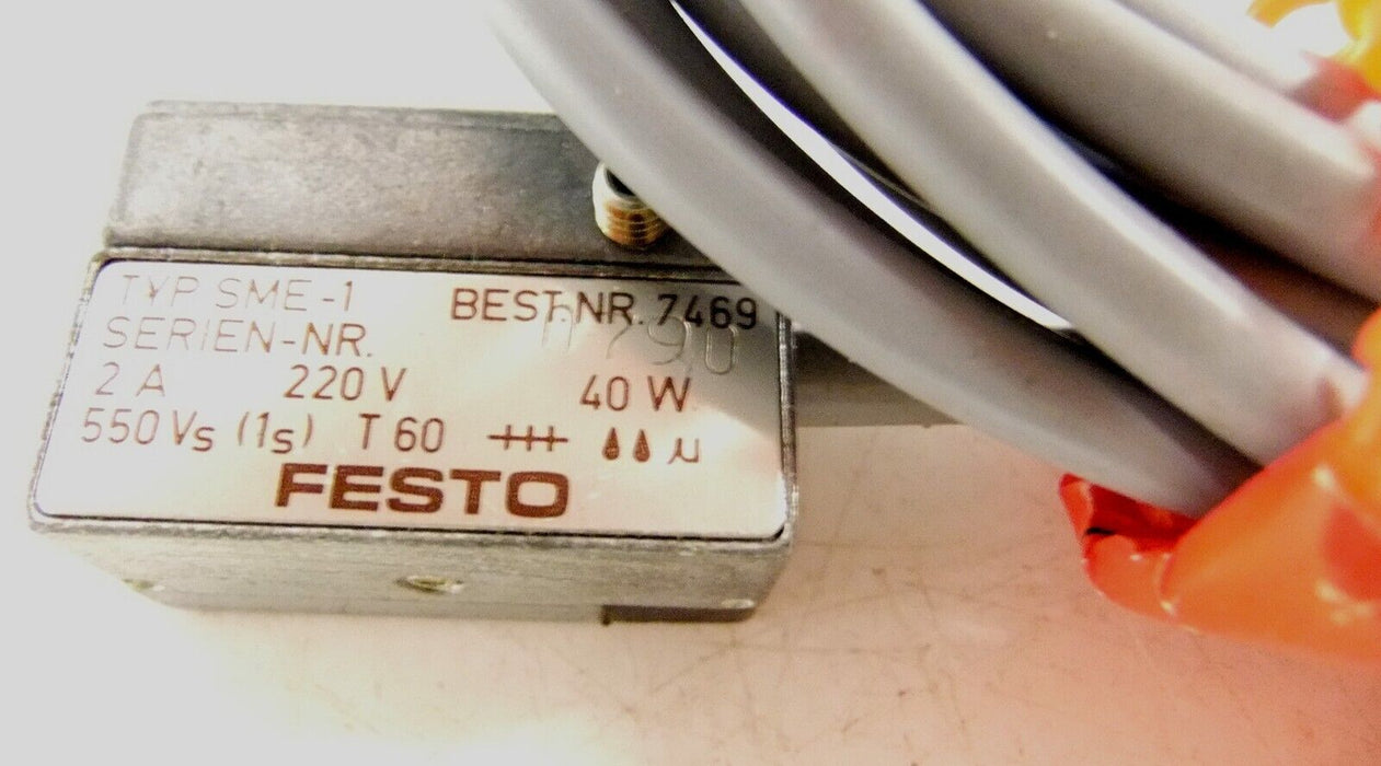 Festo SME-1 NR 7469 Proximity Switch 2A 220V 40W