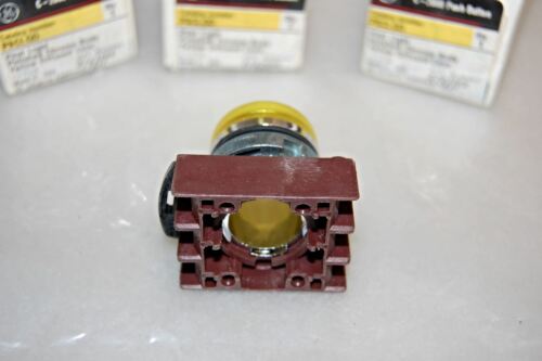GE P9CLGD Yellow Pilot Light LOT OF 3