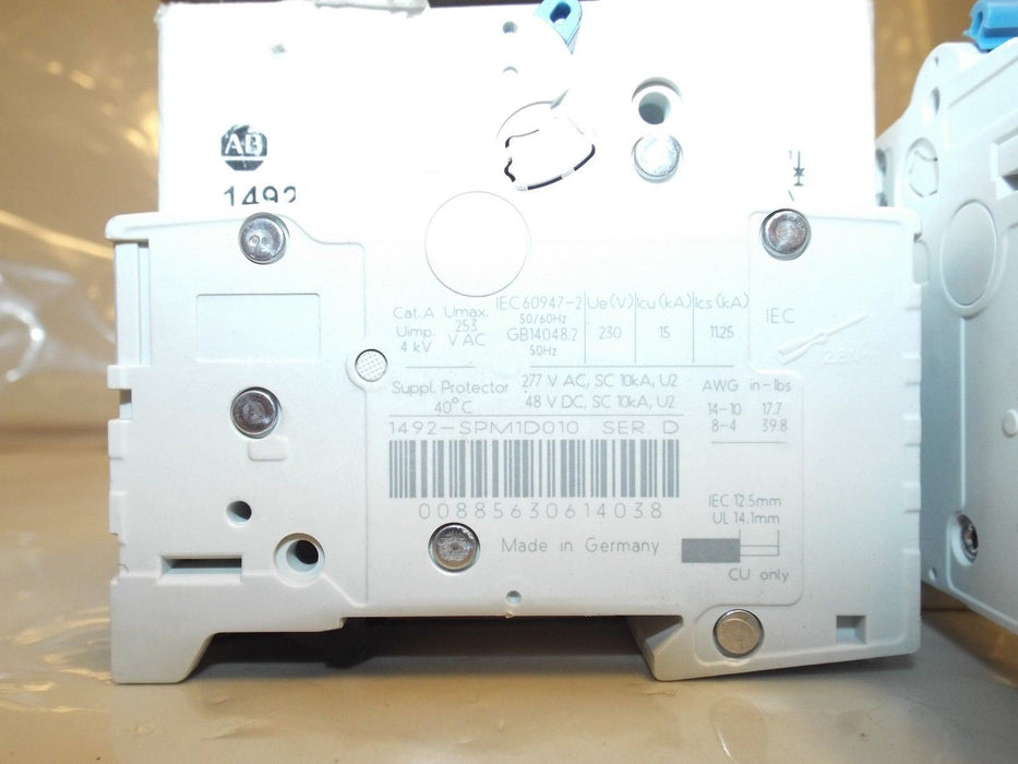 Allen-Bradley 1492-SPM1D010 CIRCUIT BREAKER