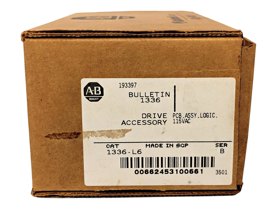 Allen-Bradley 1336-L6 Ser B 115 V AC Control Board without Encoder for 1336 VFD