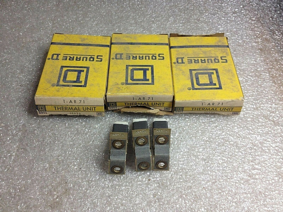 3 Square D 1.AR.71 Heaters