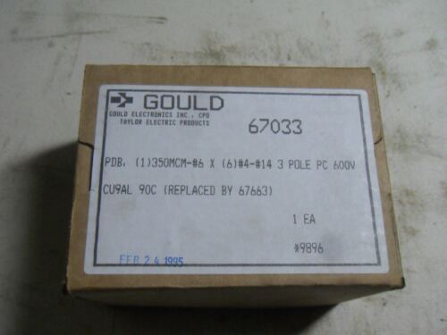 1 Gould 67033 Fuse Holder 600V