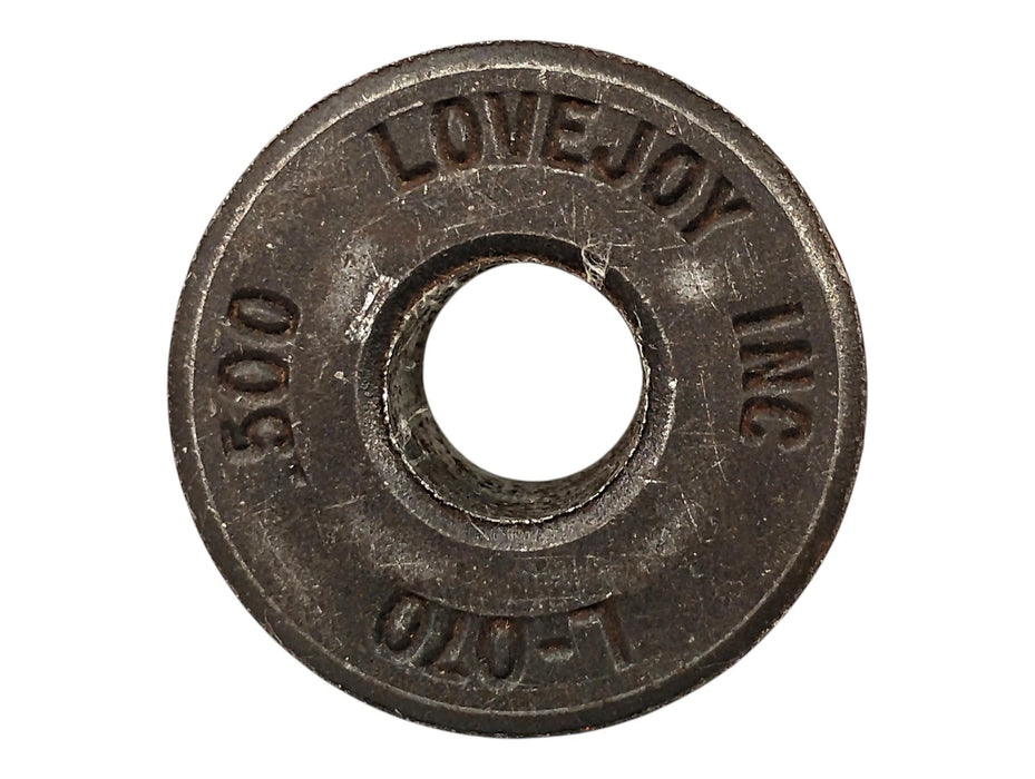Lovejoy L070 3 Piece Jaw Flexible Coupling 0.500 in X 0.625 in w/ 1/4 in Keyway