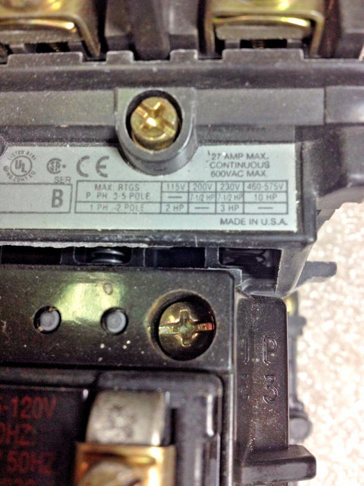 Allen-Bradley 500-BOD930 SIZE 1 STARTER