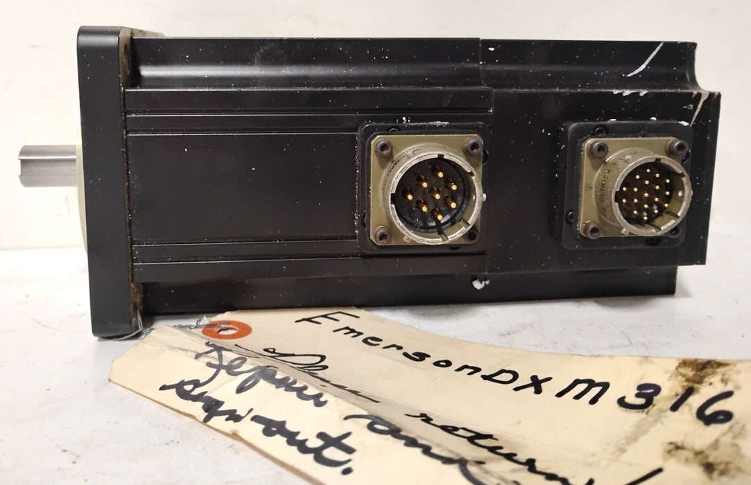 Emerson DXM-316C 240 V AC 4 A 4000 RPM .76 HP .57 kW Servo Motor
