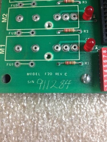 SIGMA INSTRUMENTS FML23085 MODEL F20 FRONT WHEEL DRIVE