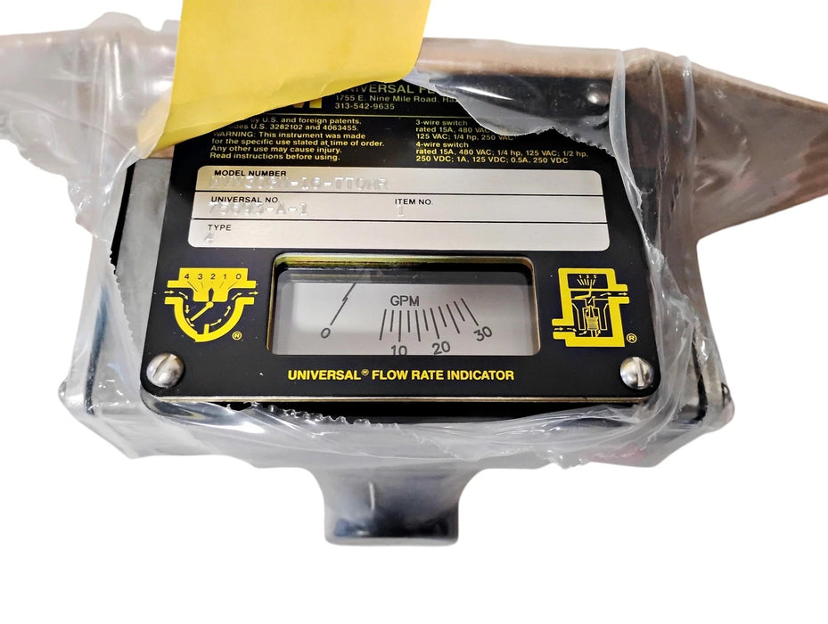 UFM WVM30GM-16-TT0WR 30 GPM 2" Type 4 Series MN Flow Monitor w/ M140RAL2 Display