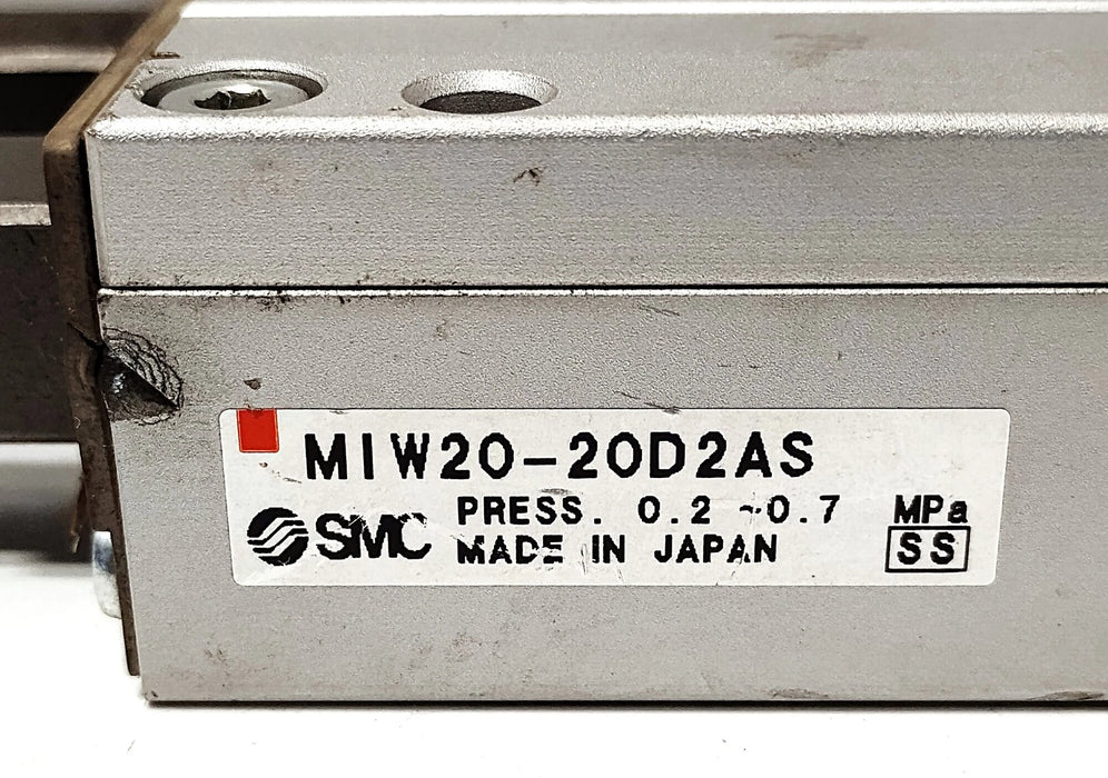 SMC MIW20-20D2AS 0.2-0.7 MPa Pneumatic Gripper