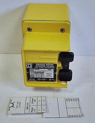 Square D 2510-KW2 10 HP Non-Reversing Manual Motor Starter