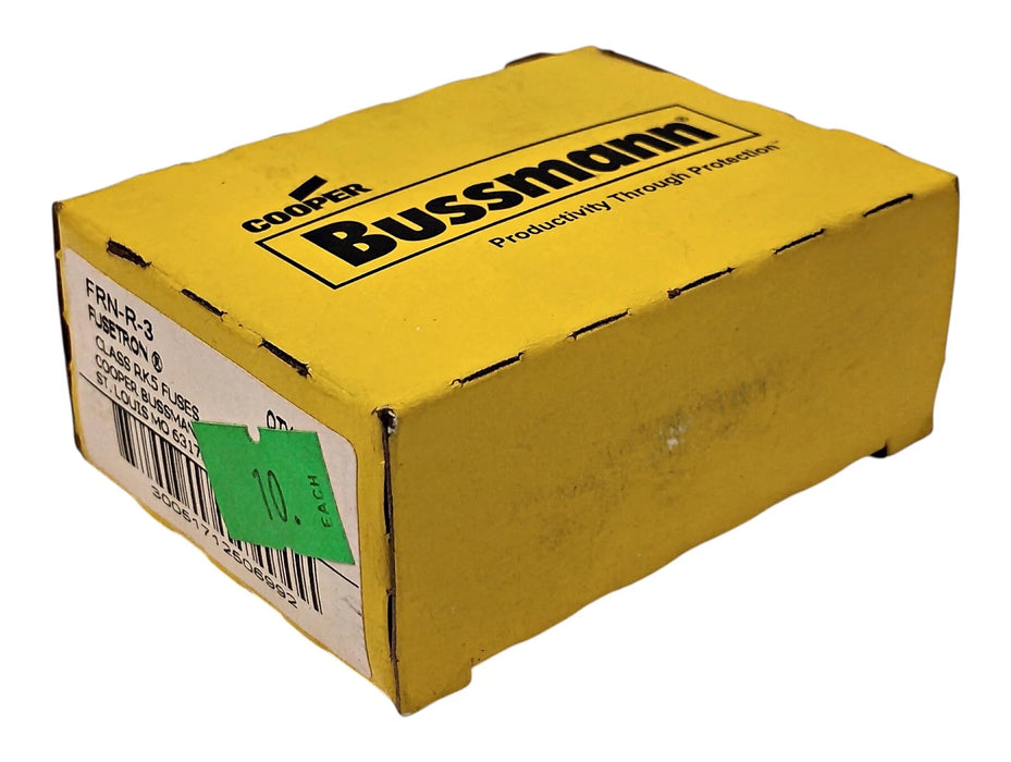 Bussmann FRN-R-3 250 V AC 3 A Current-Limiting Time-Delay Fuses