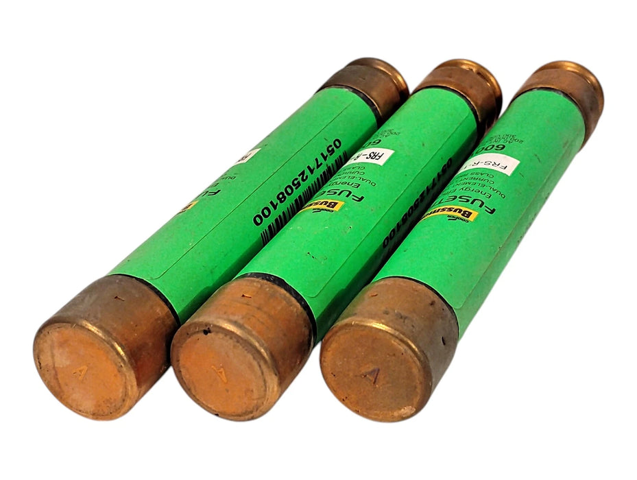 Bussmann FRS-R-1-1/4 600VAC/3000VDC 1.25 A Current-Limiting Time-Delay Fuses