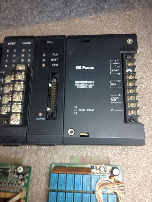GE Fanuc IC610CHS110A Rack Power Supply with 4 Modules