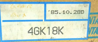 Oriental Motor 4GK18K Parallel Gear Head Speed Reducer